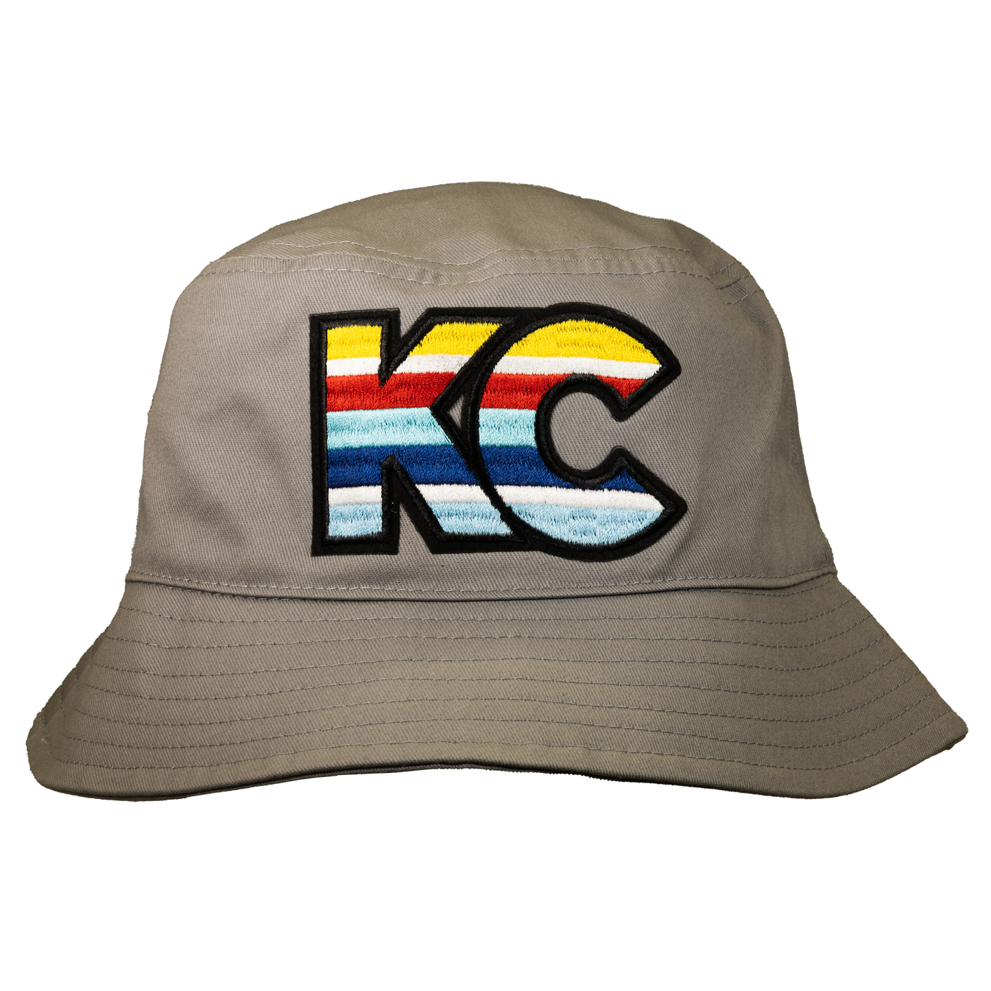 JUSTIN KC Bucket Hat in Light Grey