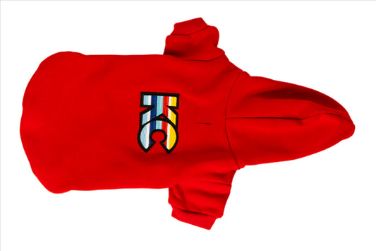 LUKE KC Pet Hoodie in Red