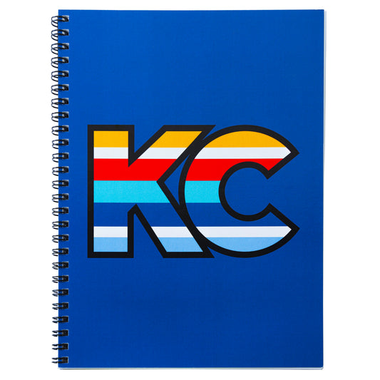 KC Spiral Notebook in Royal Blue