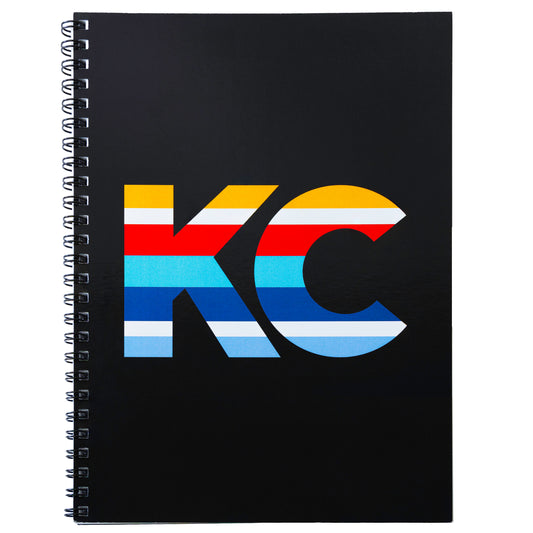 KC Spiral Notebook in Black