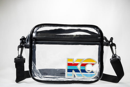 Haylee KC Clear Stadium Approved Crossbody Handbag
