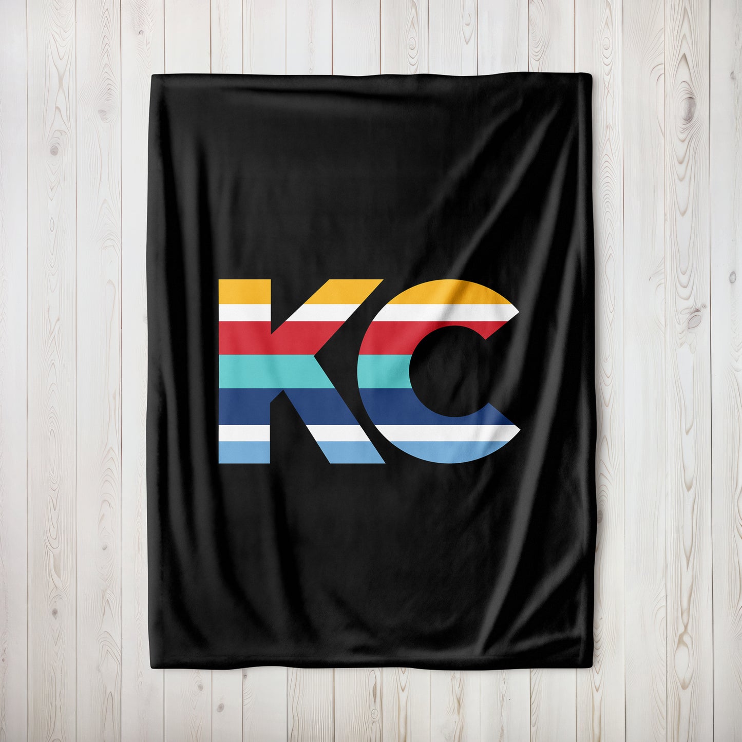 KC Blanket Medium Big KC in Black