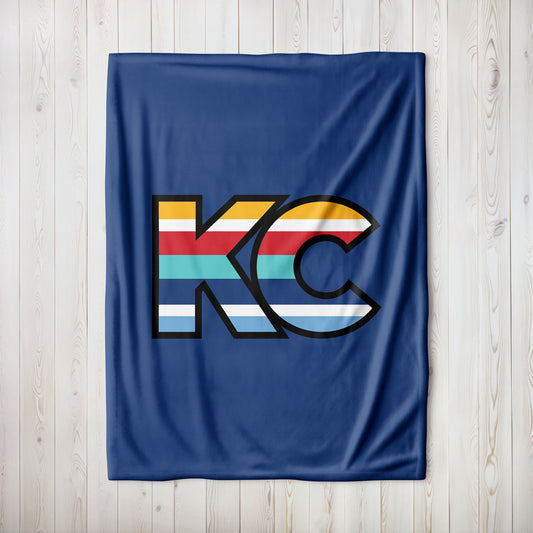 KC Blanket Medium Big KC in Royal Blue