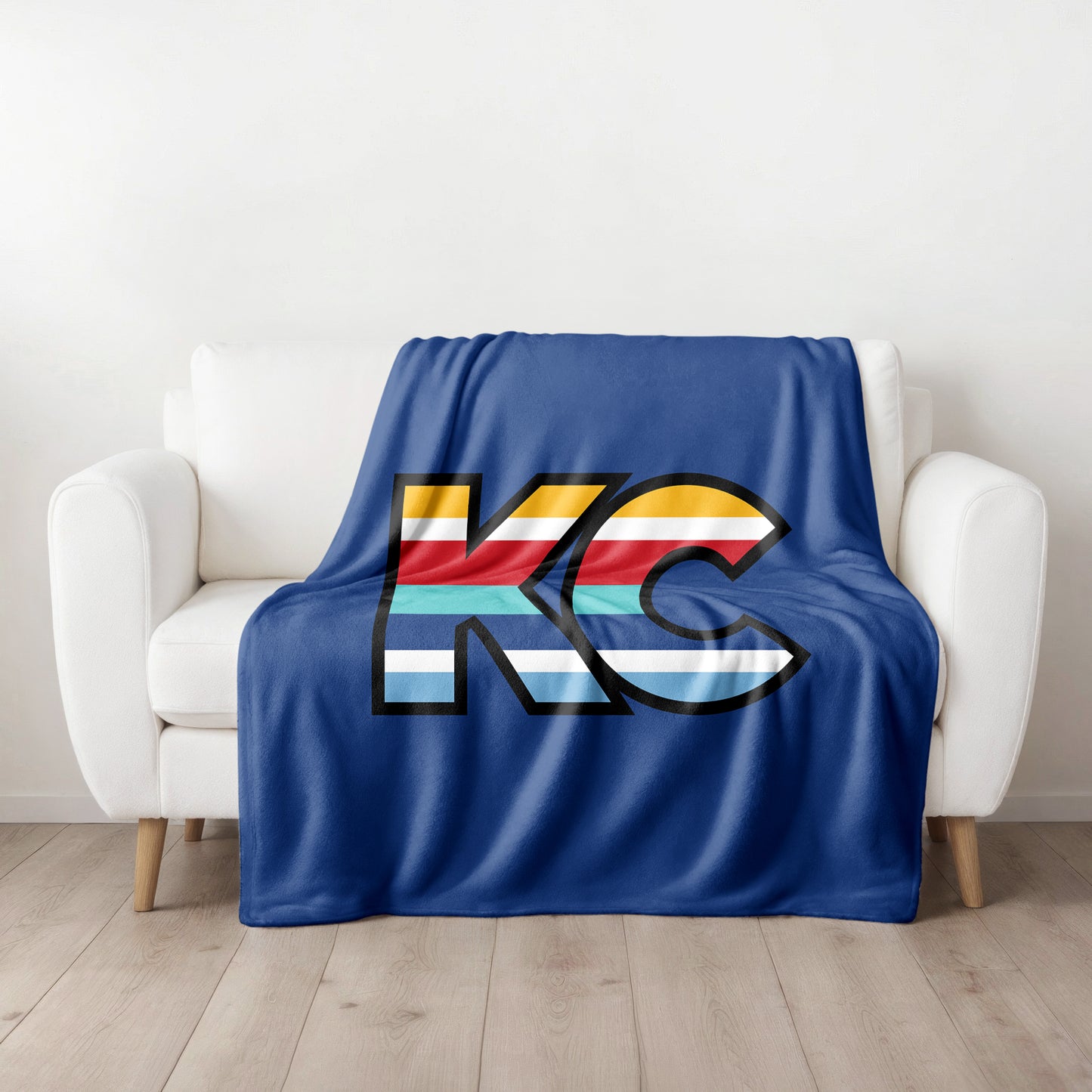 KC Blanket Medium Big KC in Royal Blue