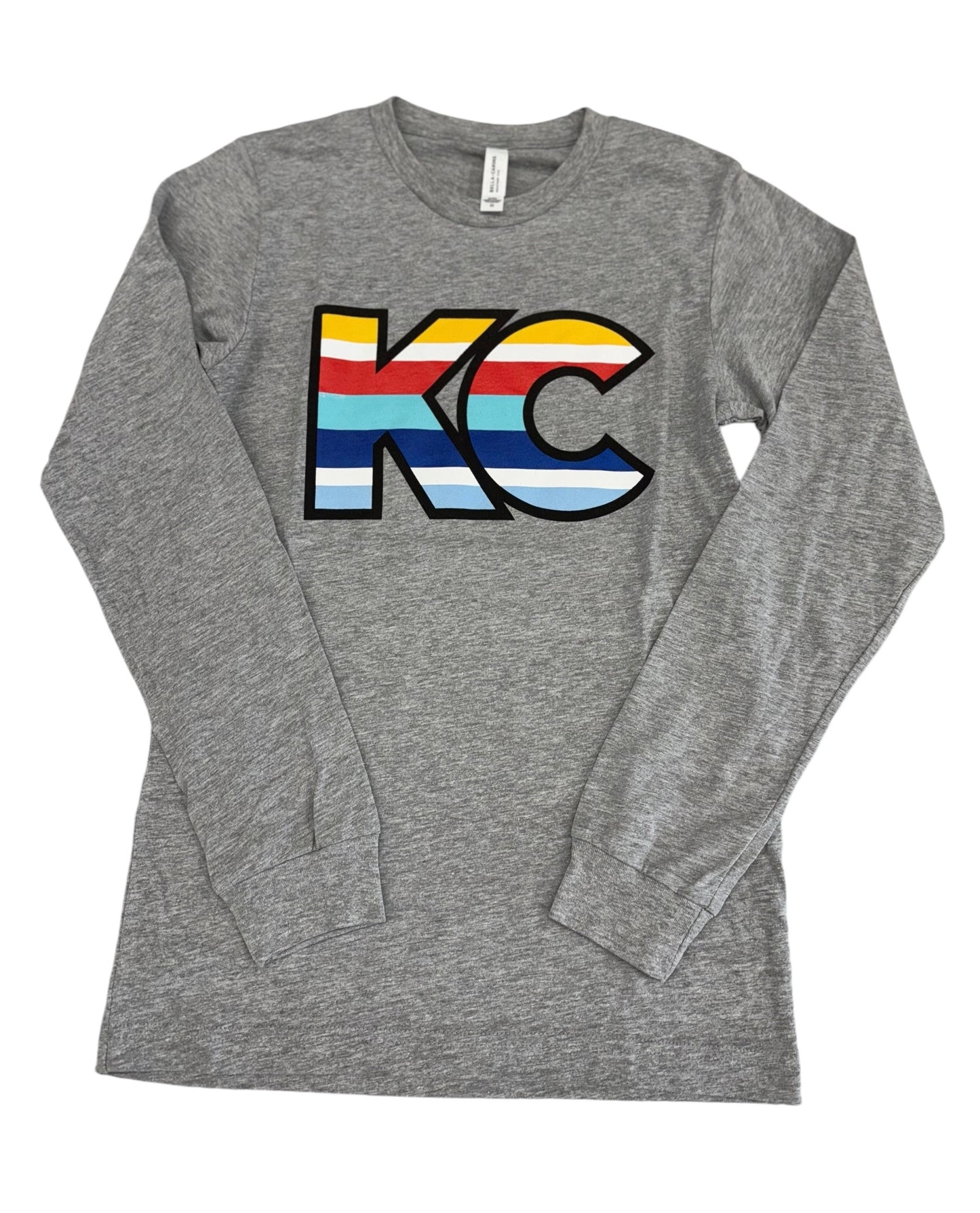 WILSON KC Unisex Heather Long Sleeve Tee in Athletic Heather