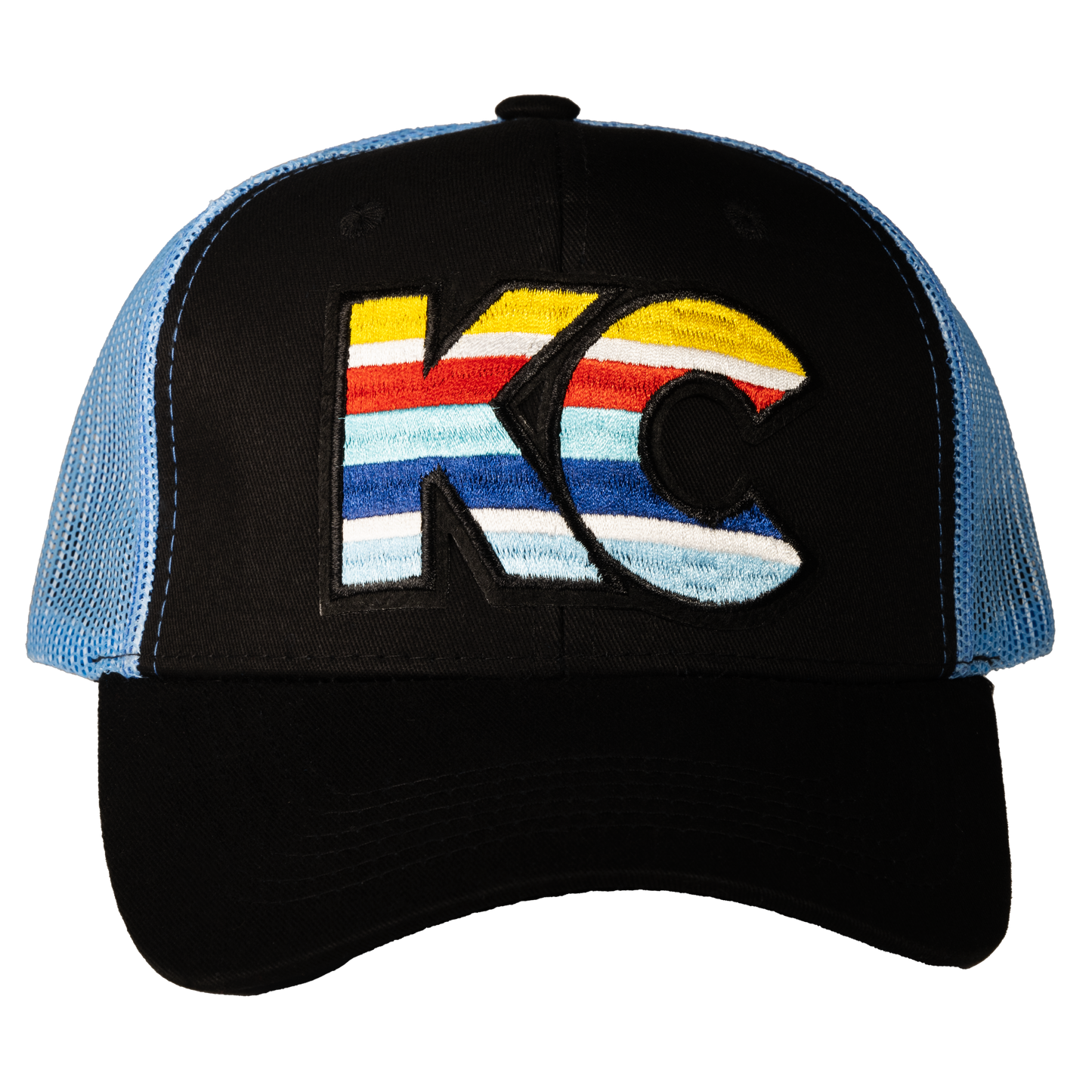 JACK KC 6 Panel Curved Trucker Mesh Hat