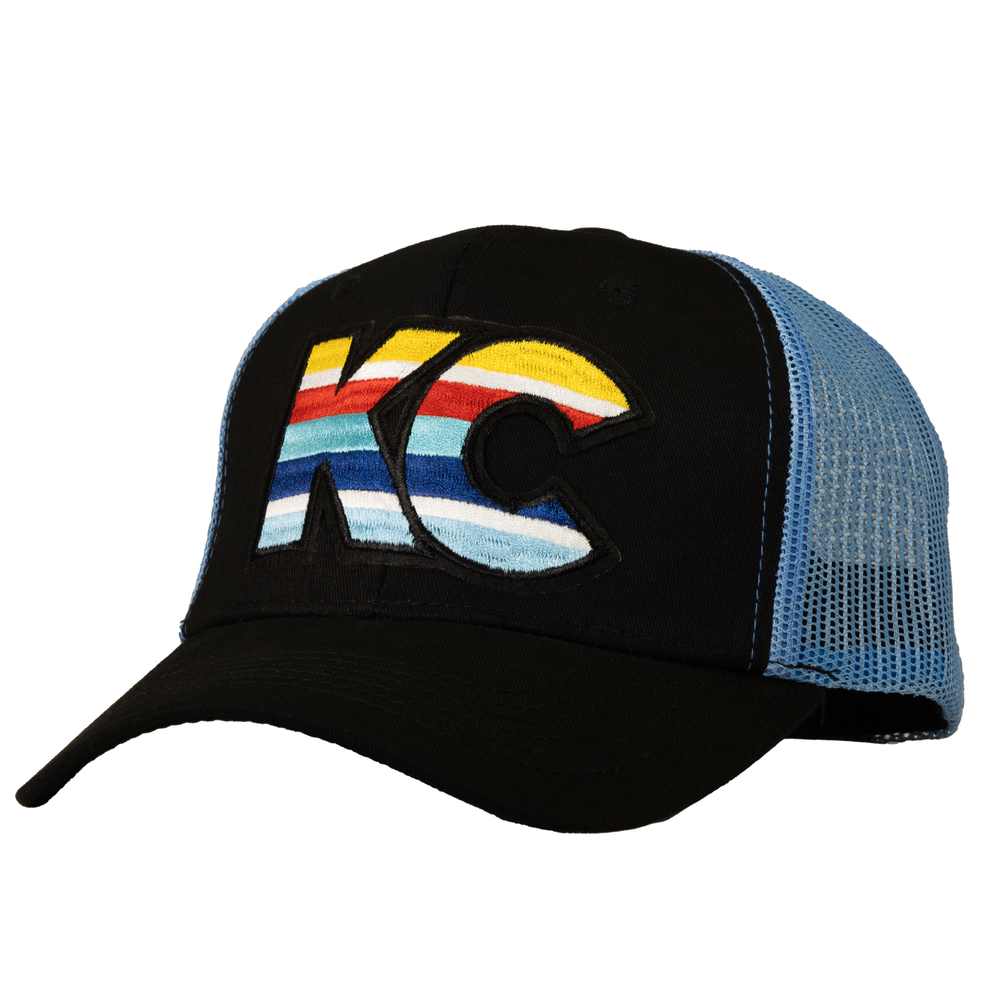 JACK KC 6 Panel Curved Trucker Mesh Hat