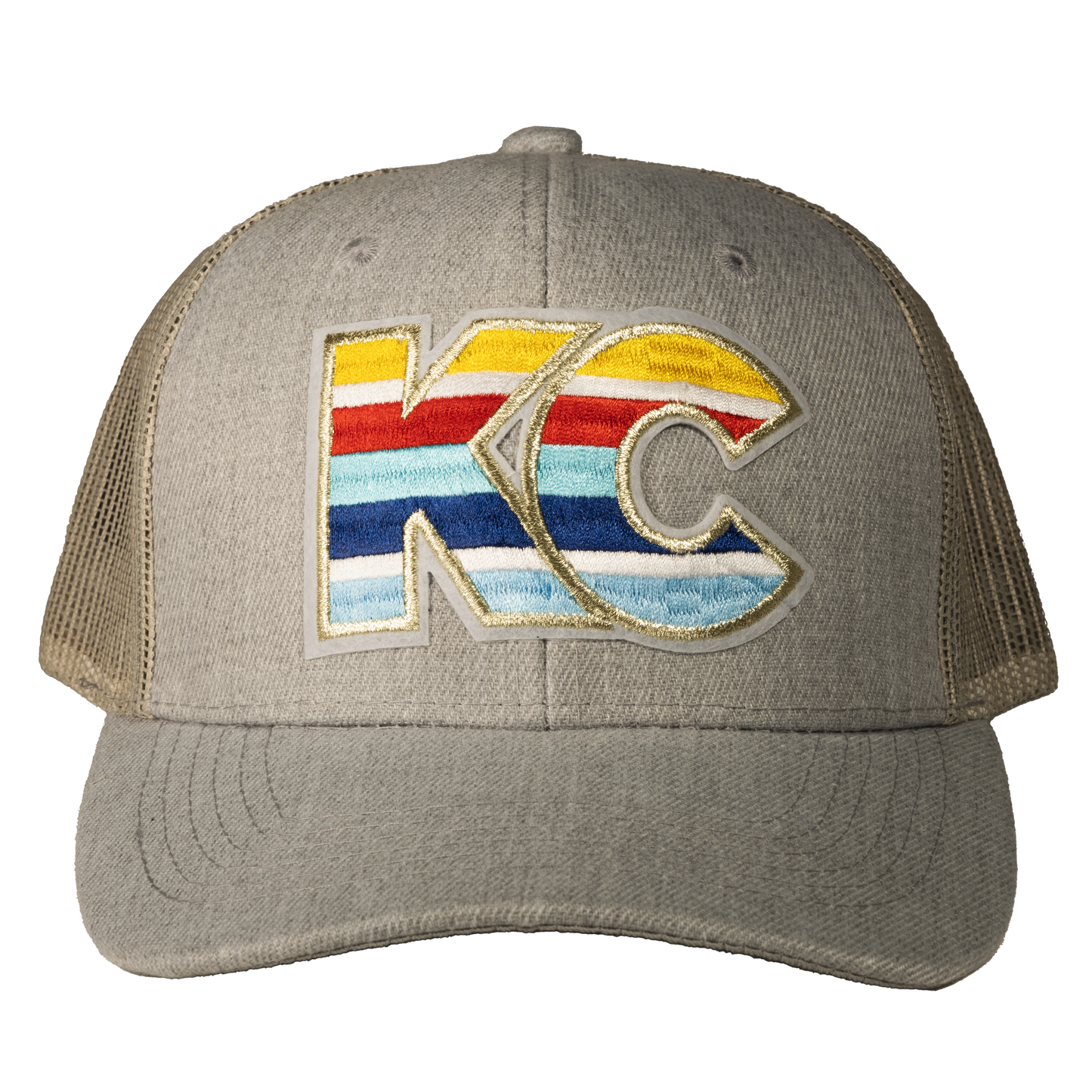 KORY KC 6 Panel Curve Trucker Mesh Hat