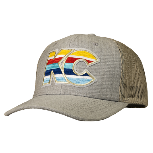 KORY KC 6 Panel Curve Trucker Mesh Hat