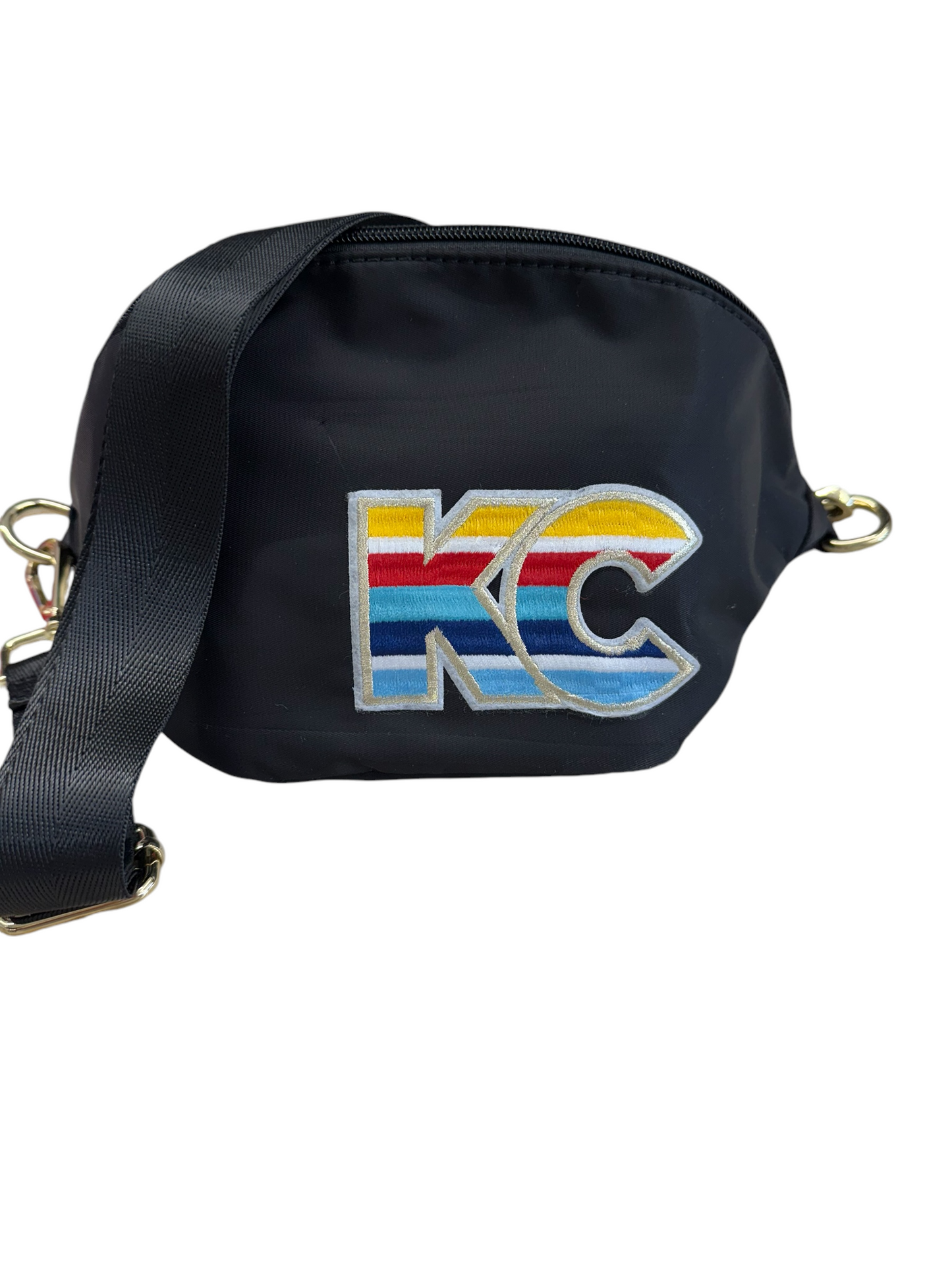 AVERY KC Nylon Sling Bum Hip Bag with Strap