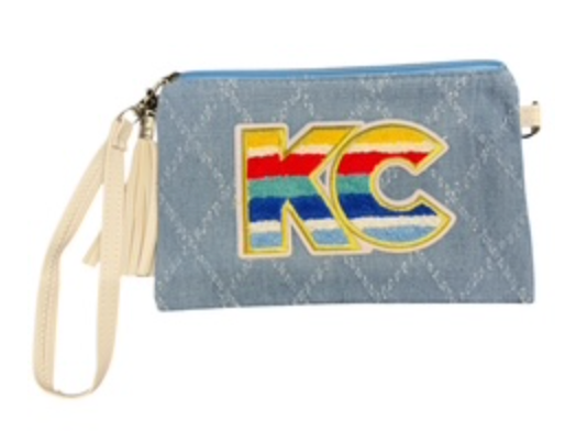 STEPHANIE KC Denim Coin Purse