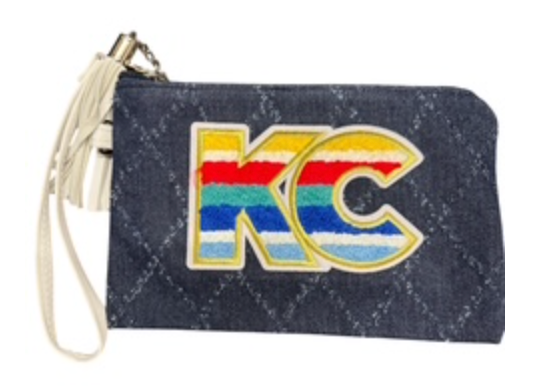 STEPHANIE KC Denim Coin Purse