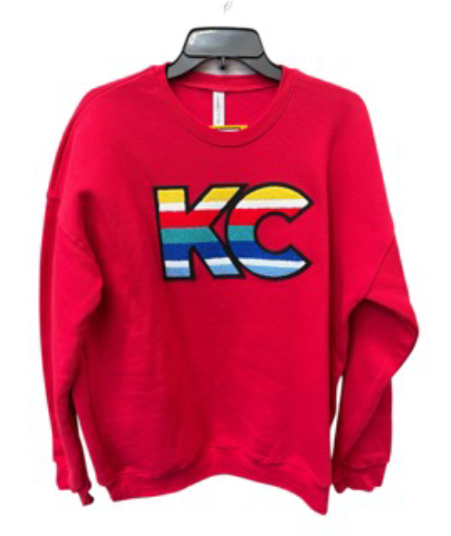 LOUISE KC Unisex Sponge Fleece Crew Neck Sweatshirt